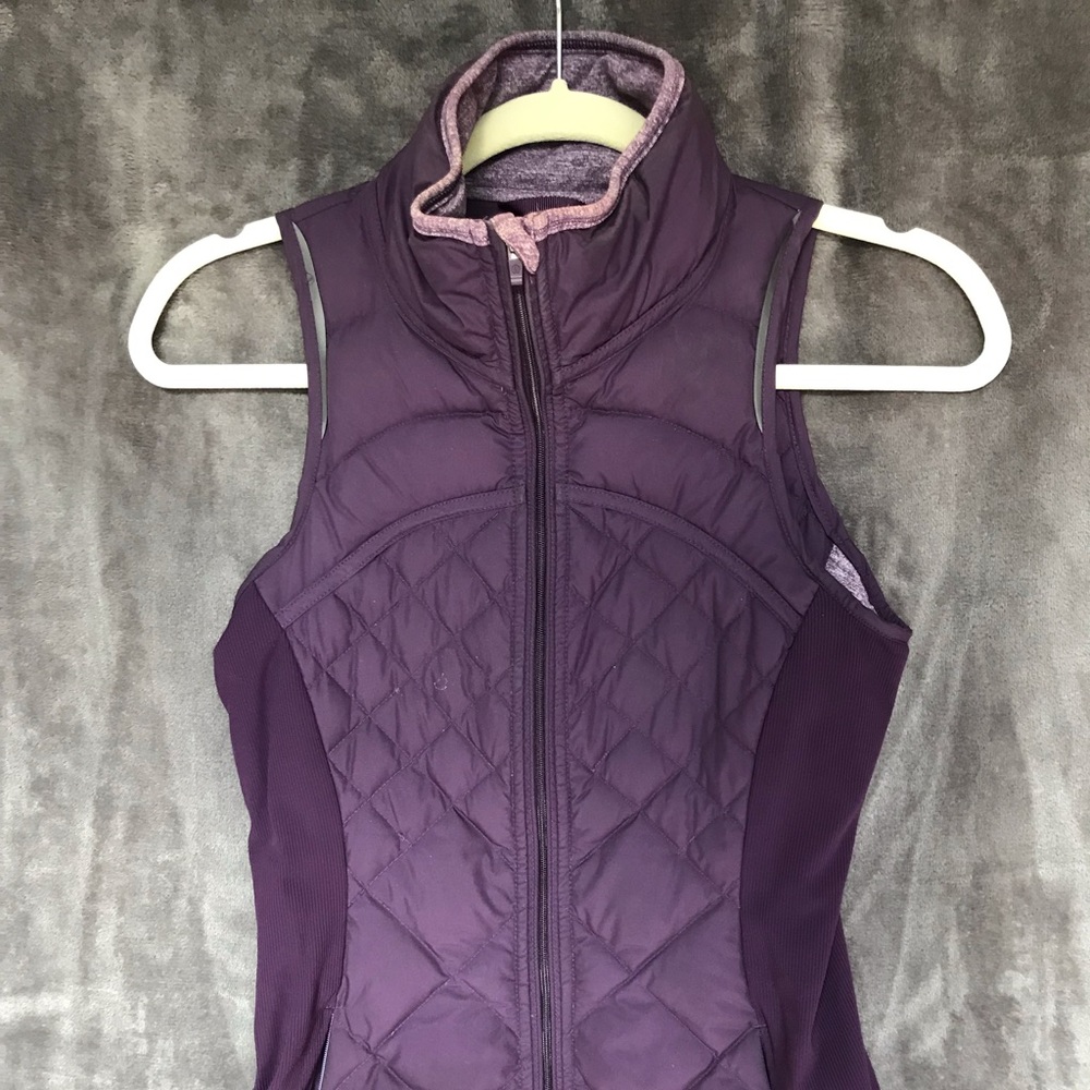 Lululemon athletic purple vest size 4